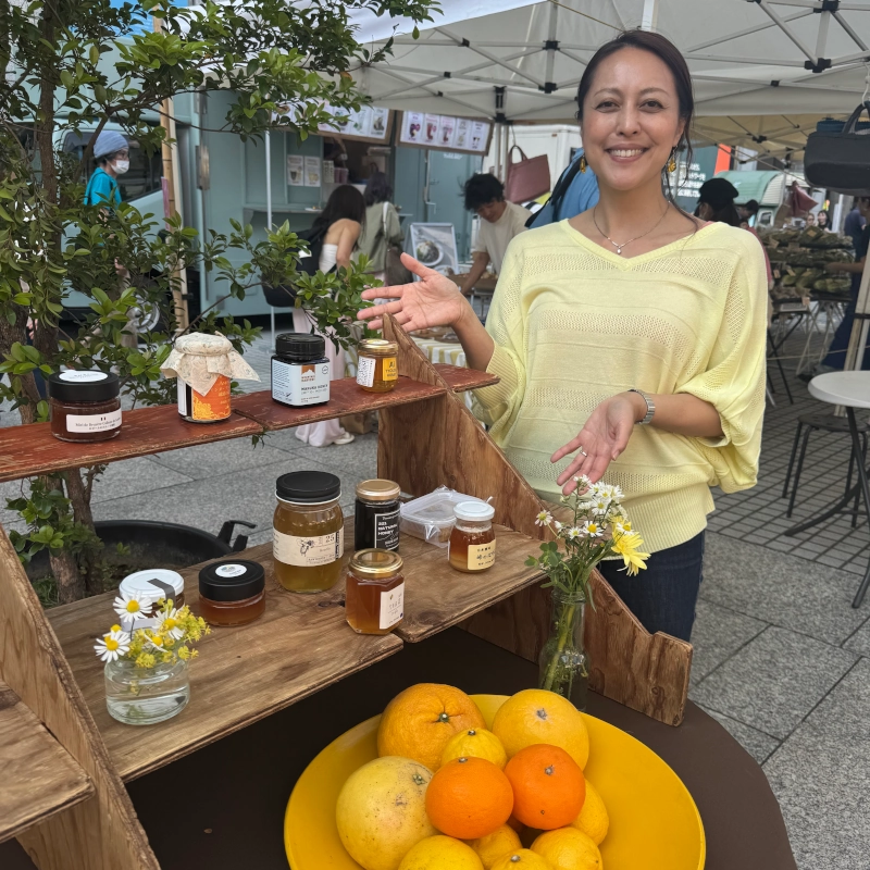 Mikiko Borghi at Honey Honey Yellow Market