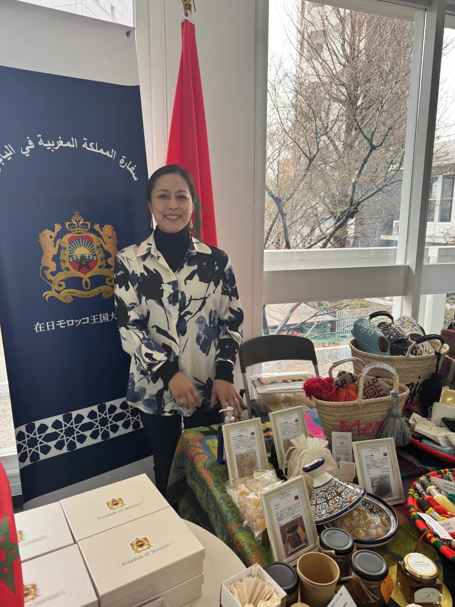 Tokyo Gourmand honey and candies on the Morocco Embassy booth at Francophonie 2025