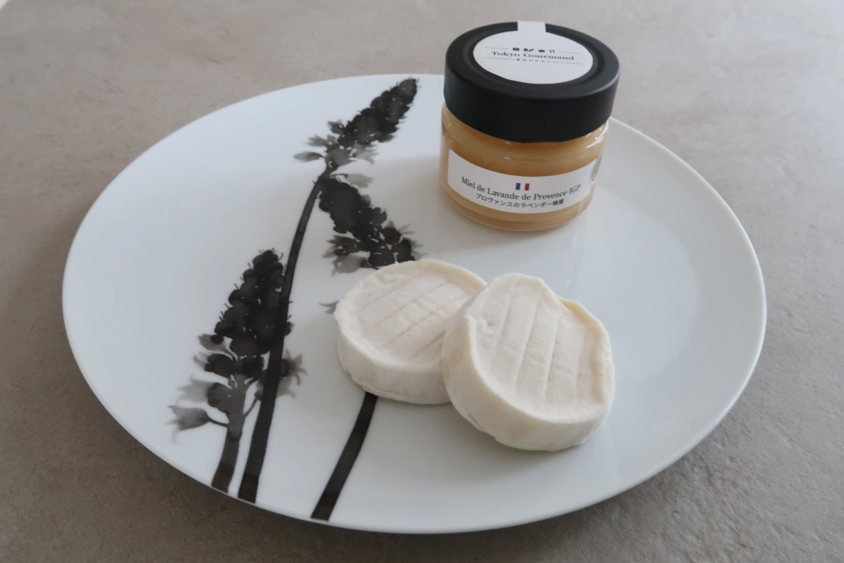 Miel de lavande IGP Provence et fromage de chevre Picadou